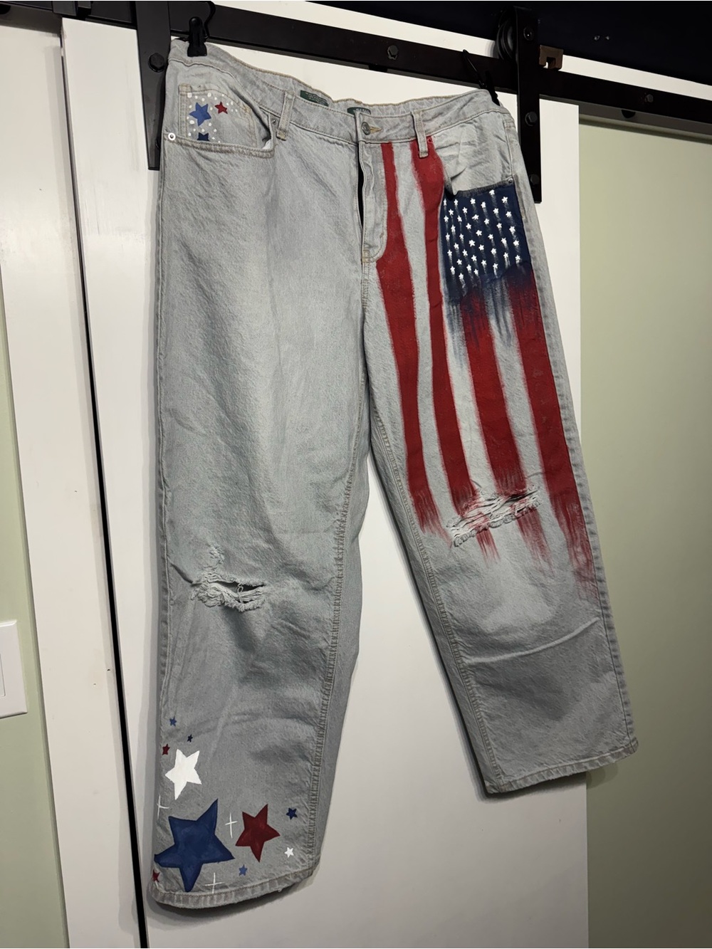 FREEDOM 250 Custom Light Wash Jeans with Back Pocket Accents - Picture 2 of 14
